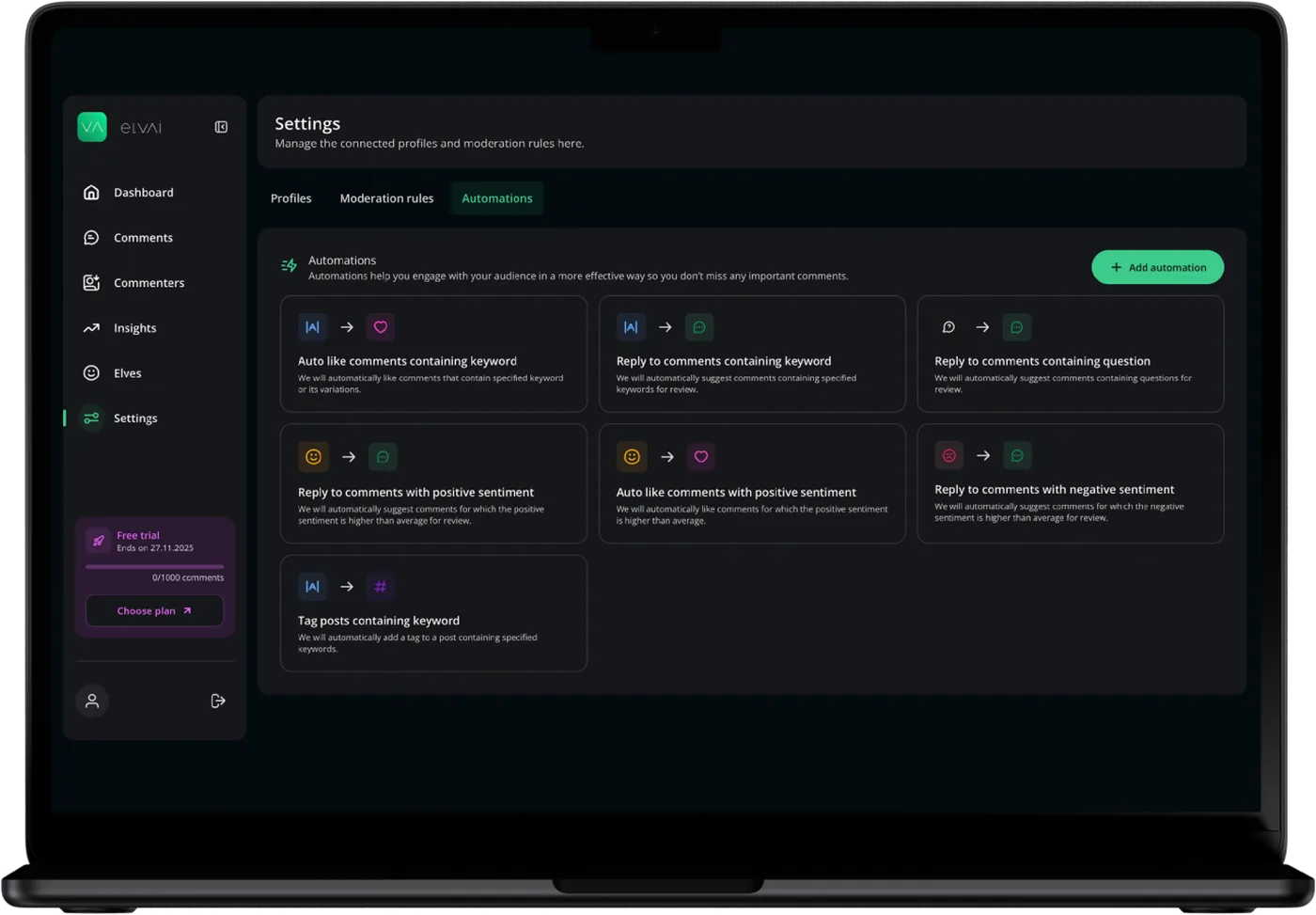 Elv.ai — mockup